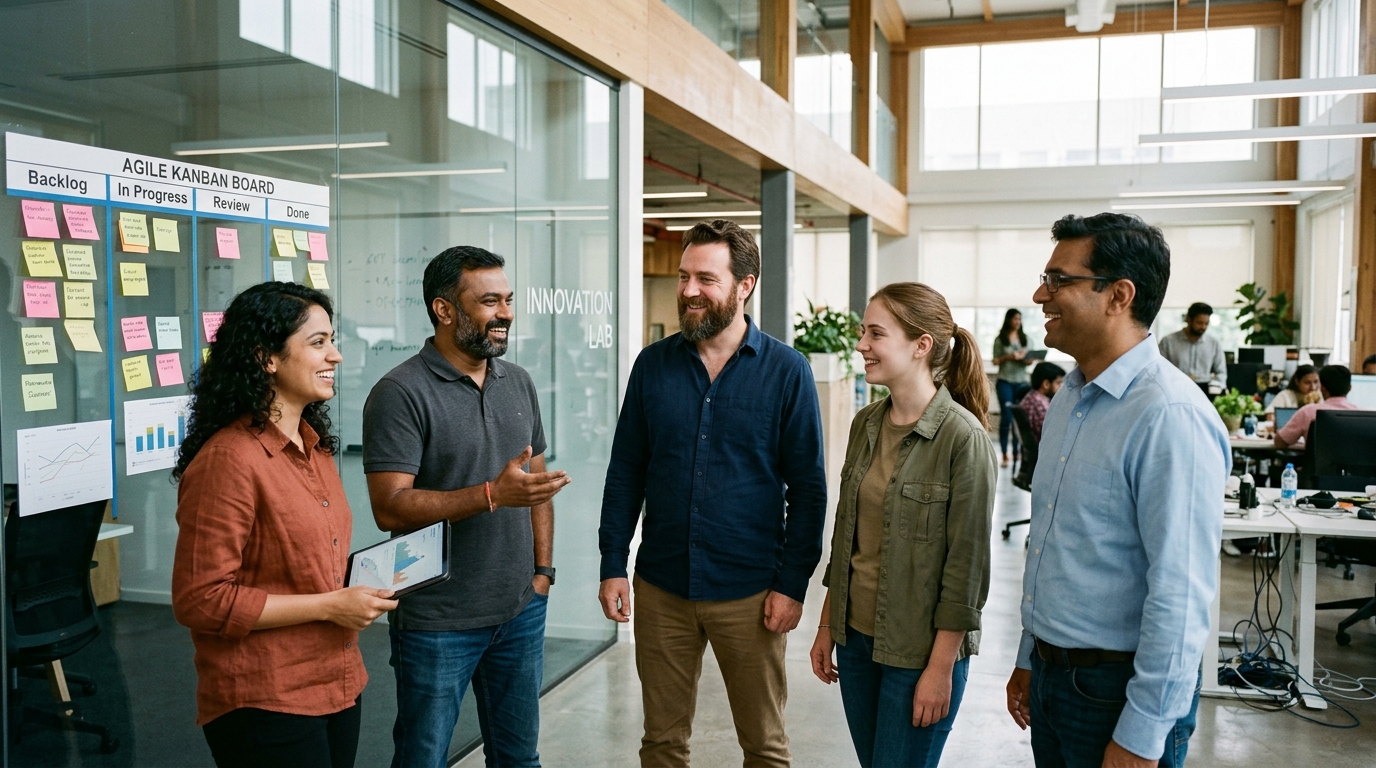 Futurix agile software engineering sprint team standup